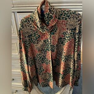 Avery Quinn Silk Patterned Blouse